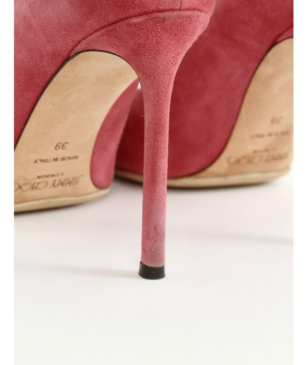 JIMMY CHOO Розовые замшевые туфли, фото 6