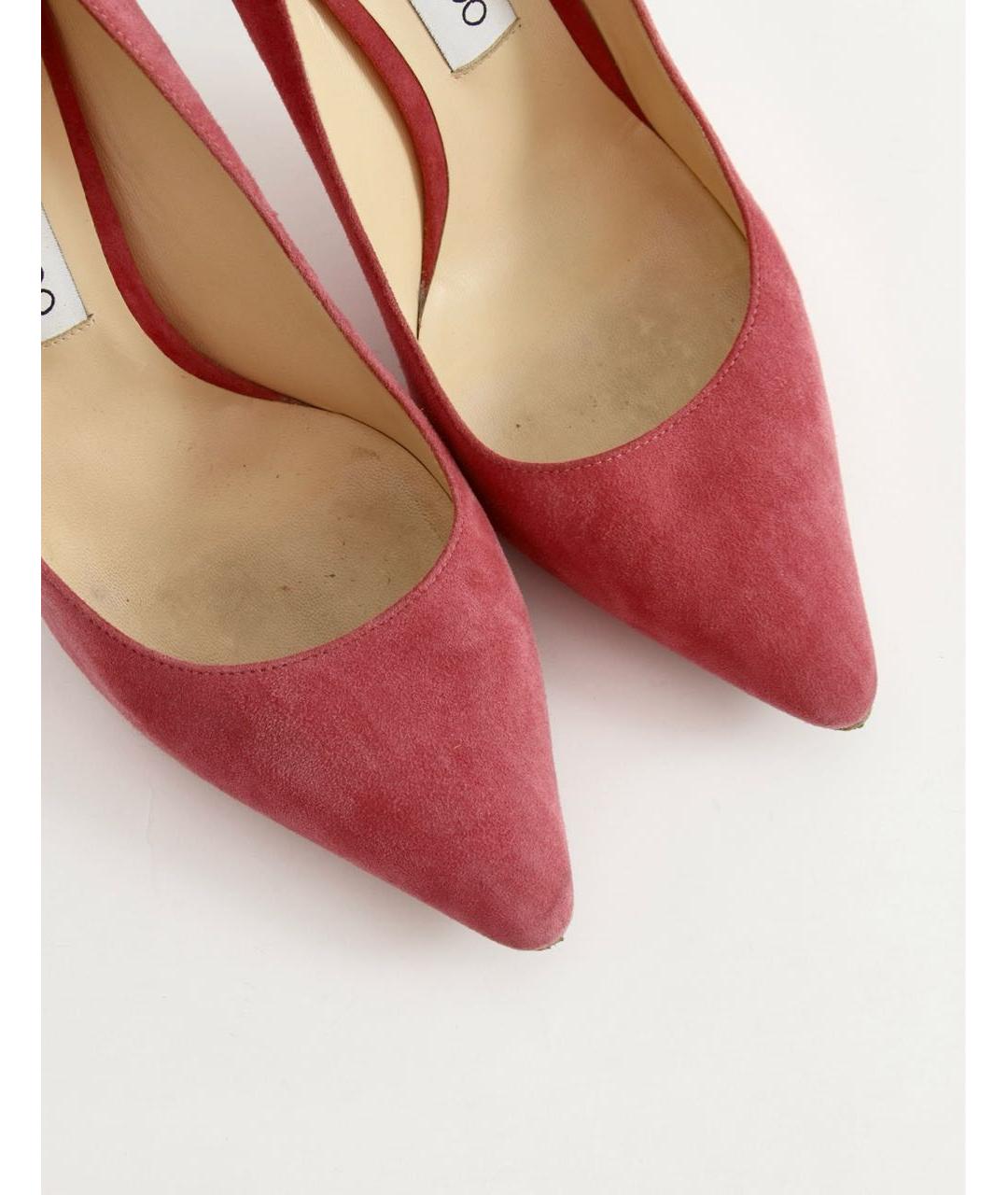 JIMMY CHOO Розовые замшевые туфли, фото 2