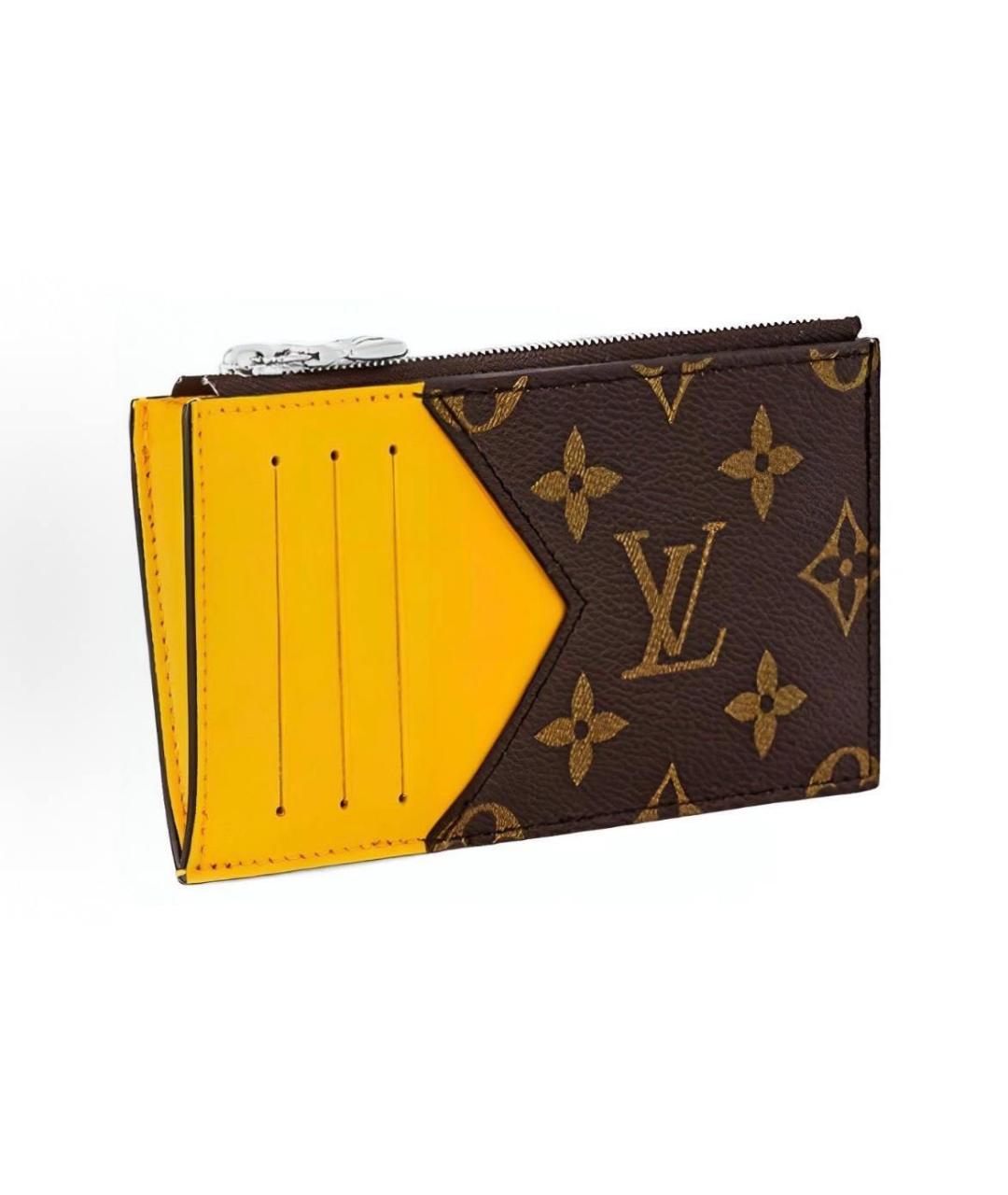 LOUIS VUITTON Оранжевый кардхолдер, фото 3