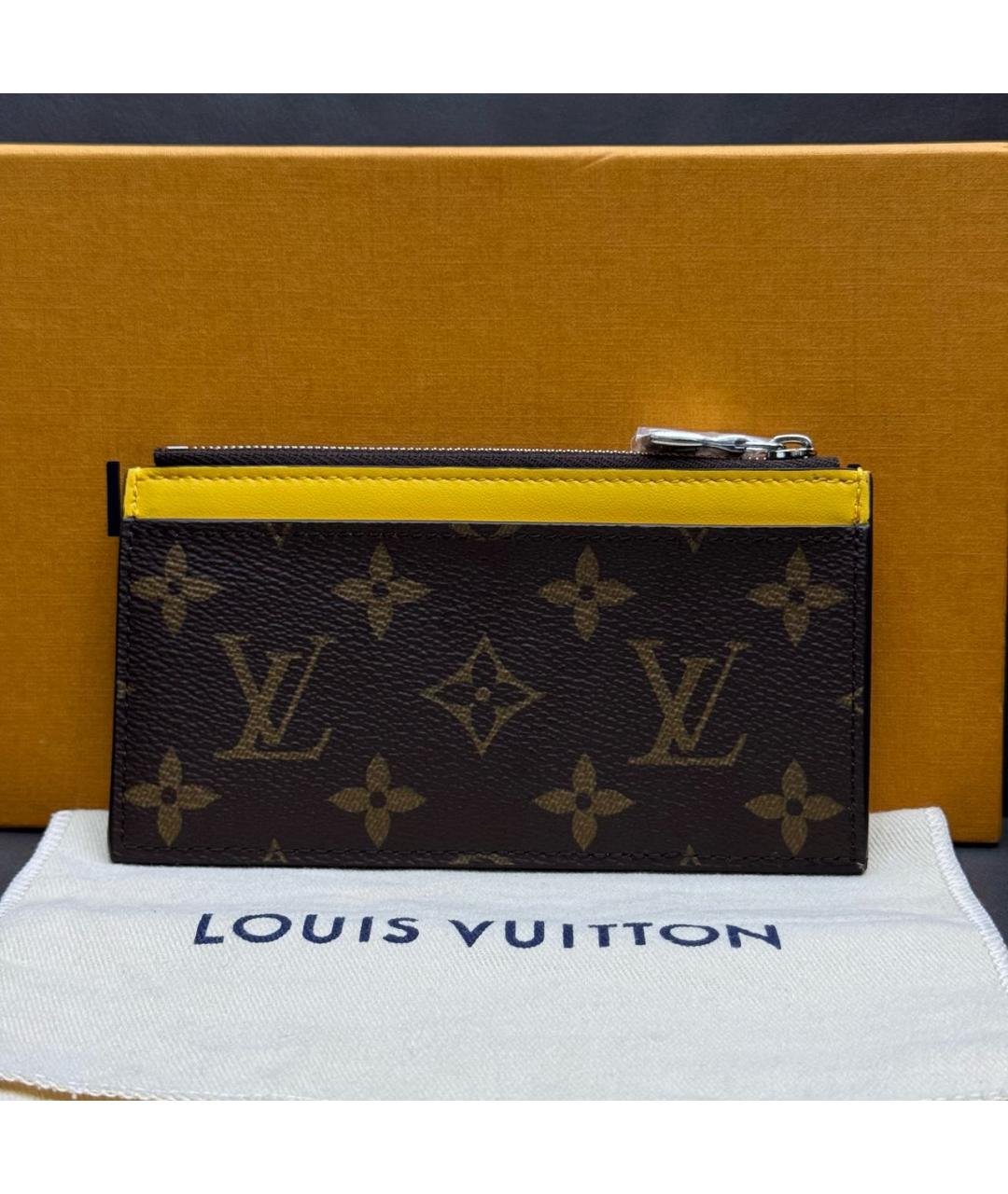 LOUIS VUITTON Оранжевый кардхолдер, фото 5