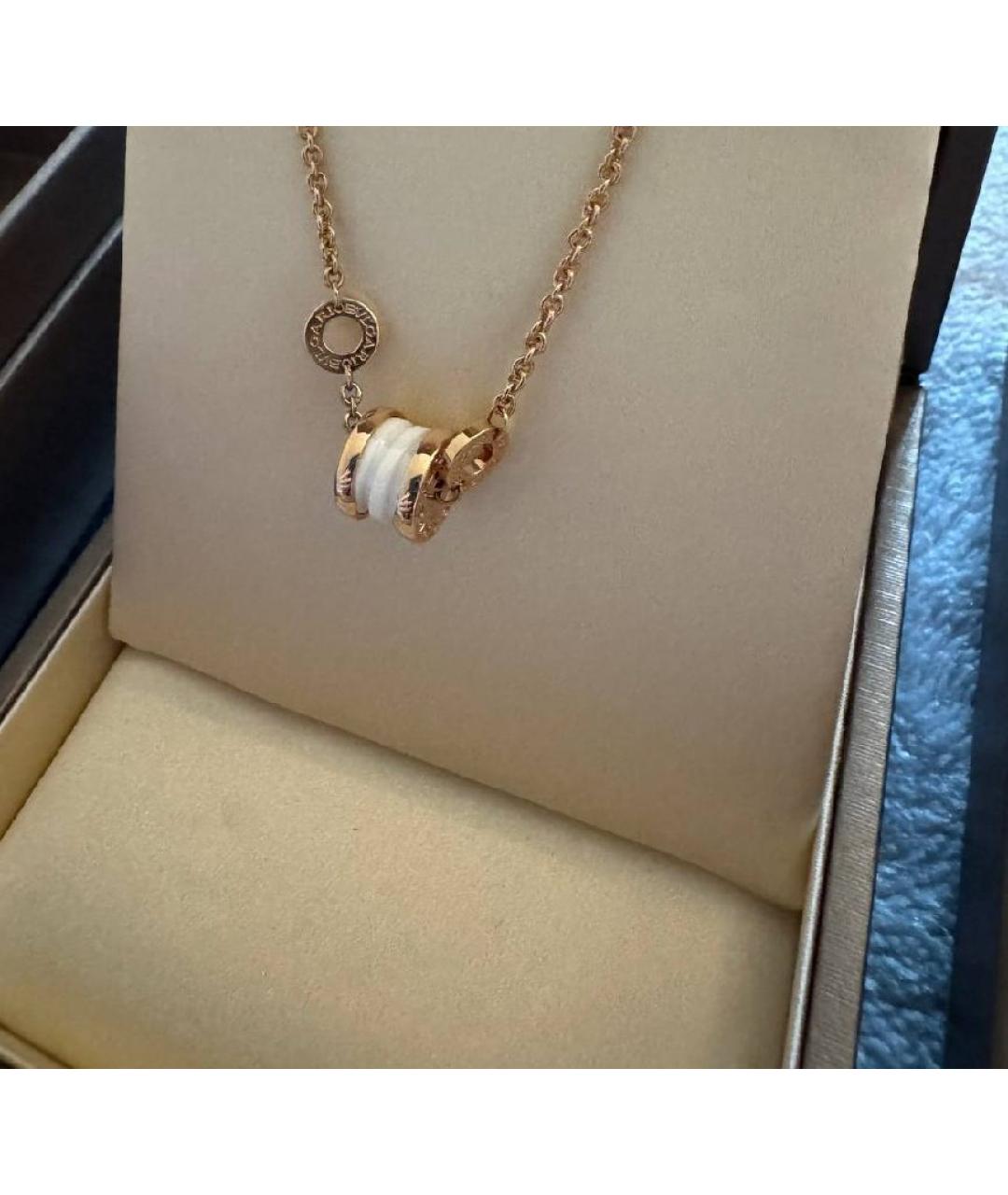 BVLGARI Белый браслет из розового золота, фото 4