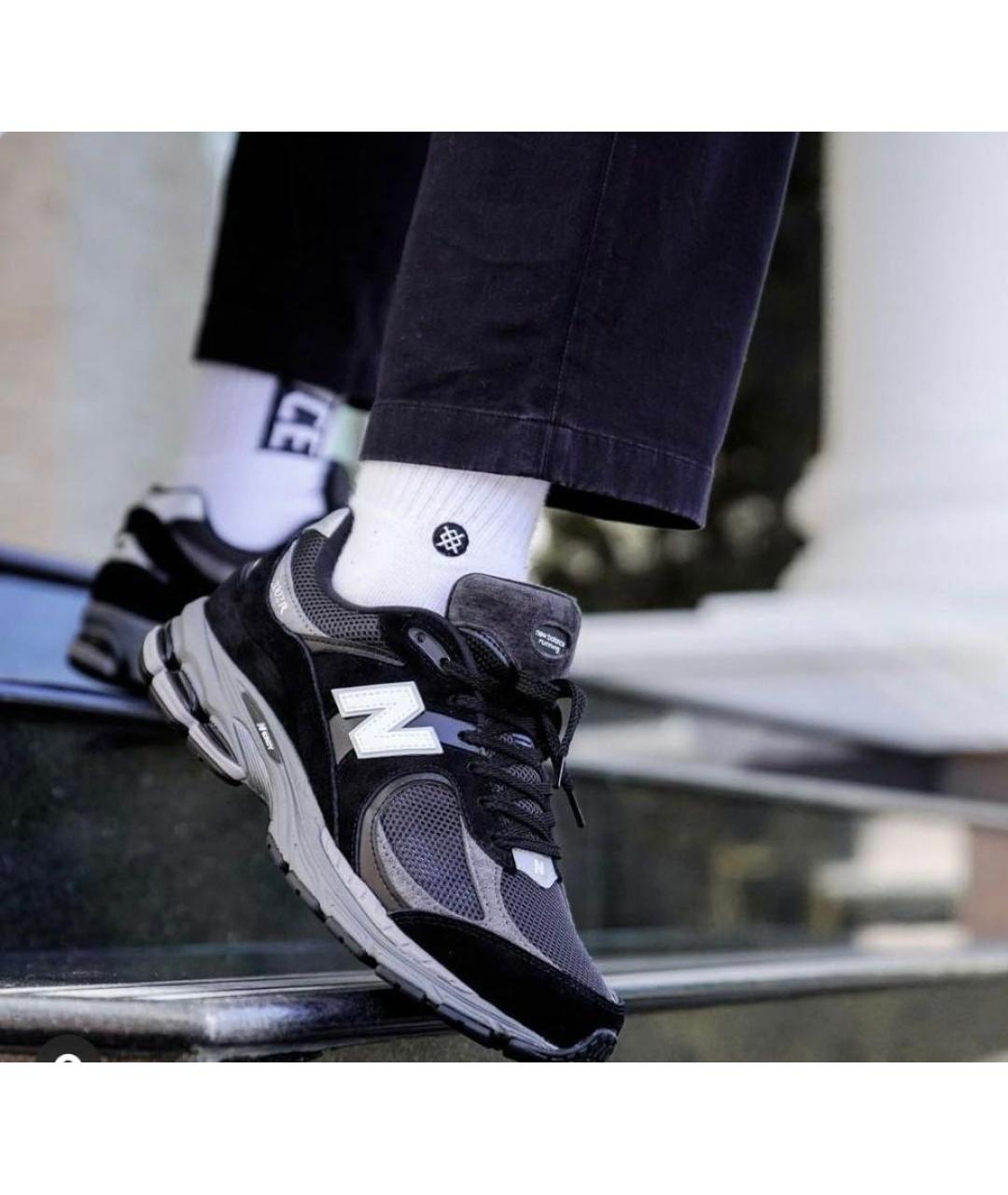 NEW BALANCE Черные низкие кроссовки / кеды, фото 4