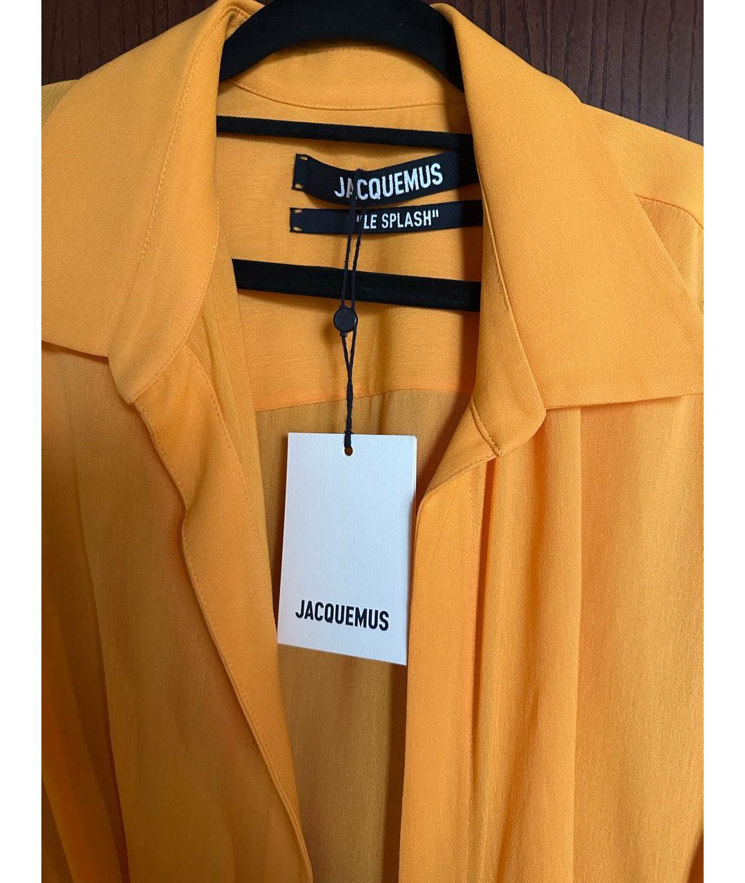 JACQUEMUS Оранжевое повседневное платье, фото 3