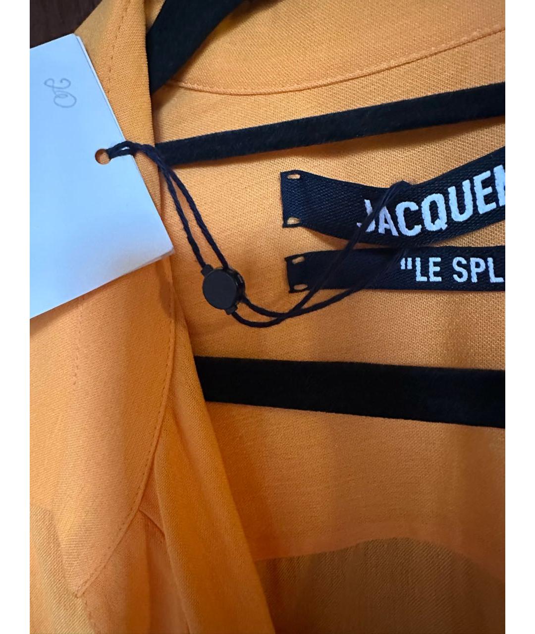 JACQUEMUS Оранжевое повседневное платье, фото 4