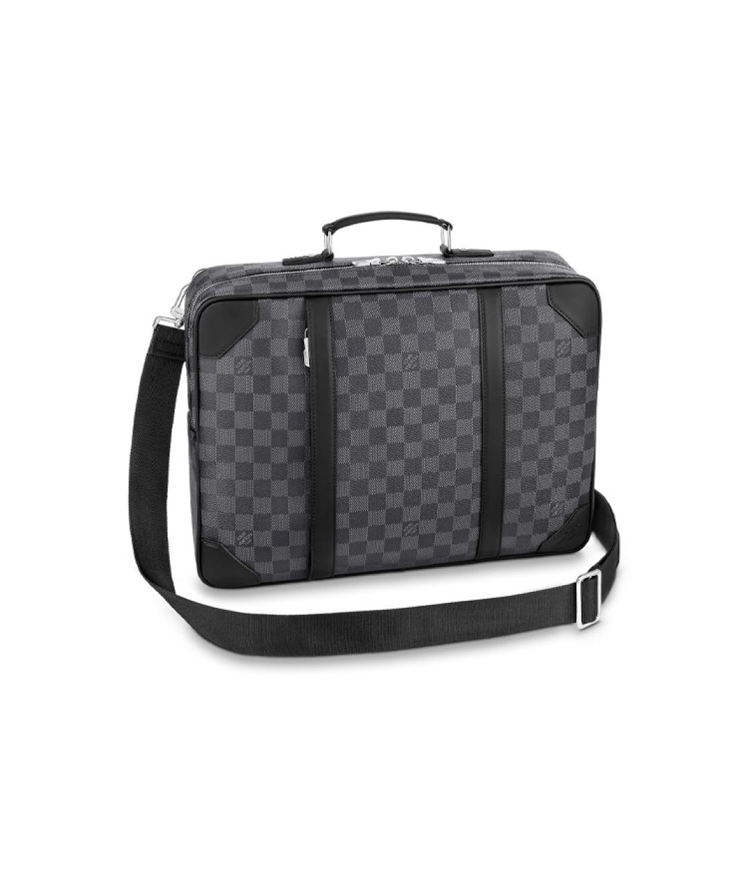 LOUIS VUITTON Черный рюкзак, фото 4