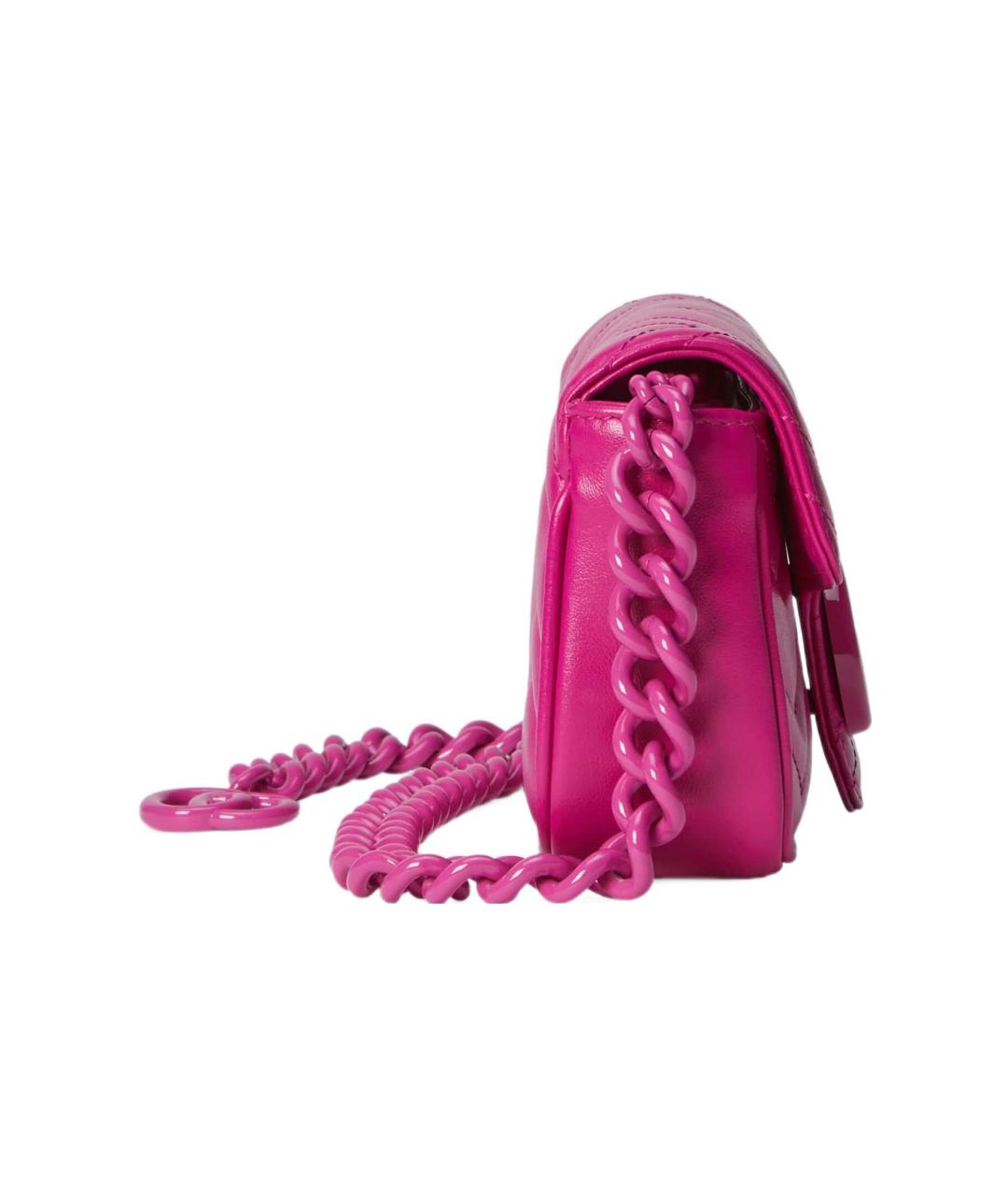 GUCCI Фуксия кожаная сумка через плечо, фото 4