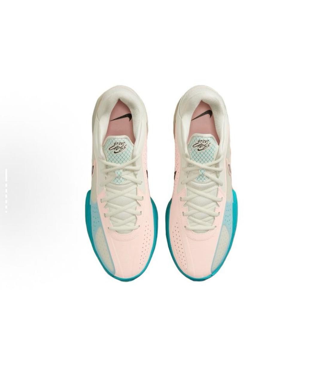 NIKE Бежевые текстильные кроссовки, фото 4