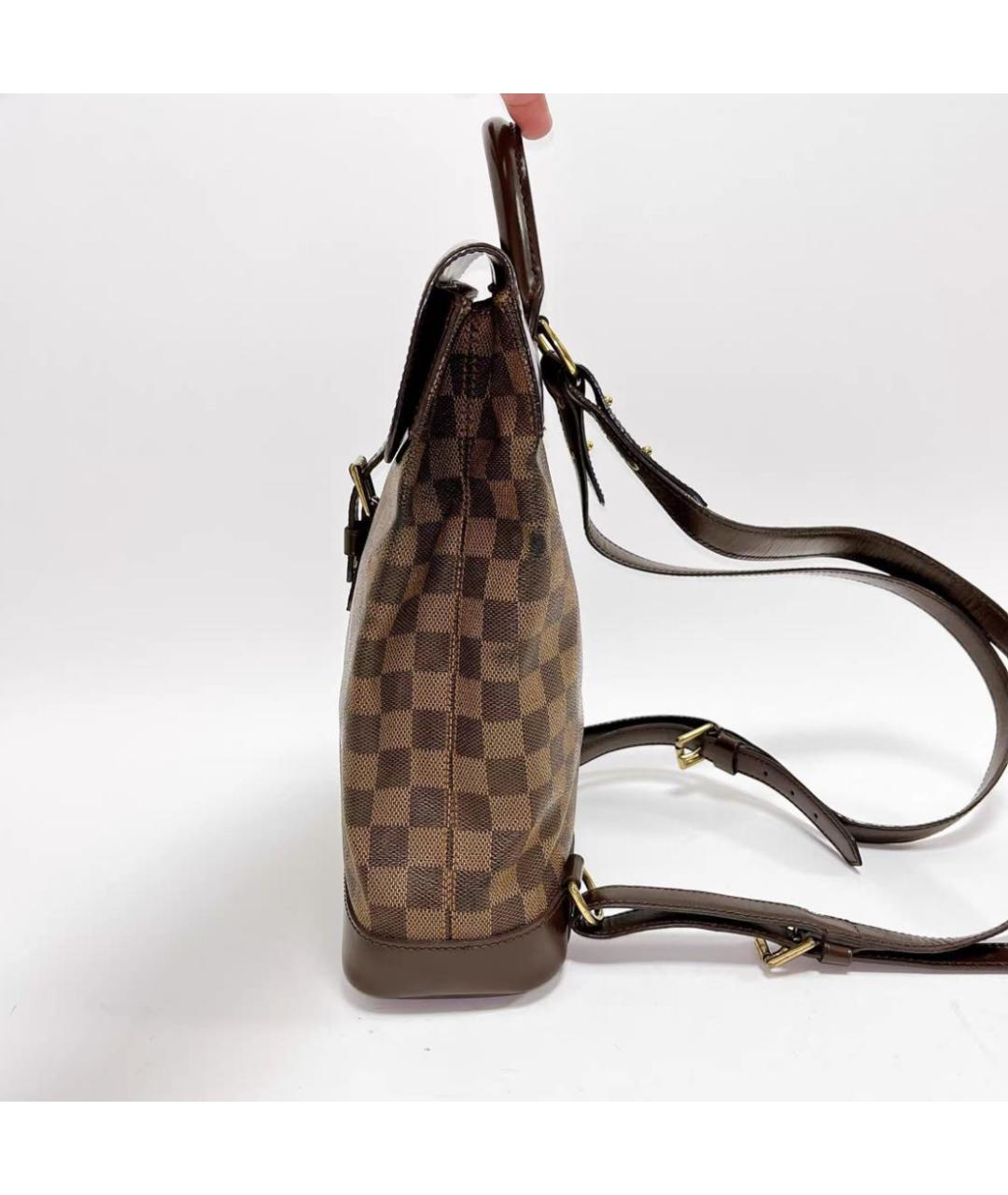 LOUIS VUITTON Коричневый рюкзак, фото 5