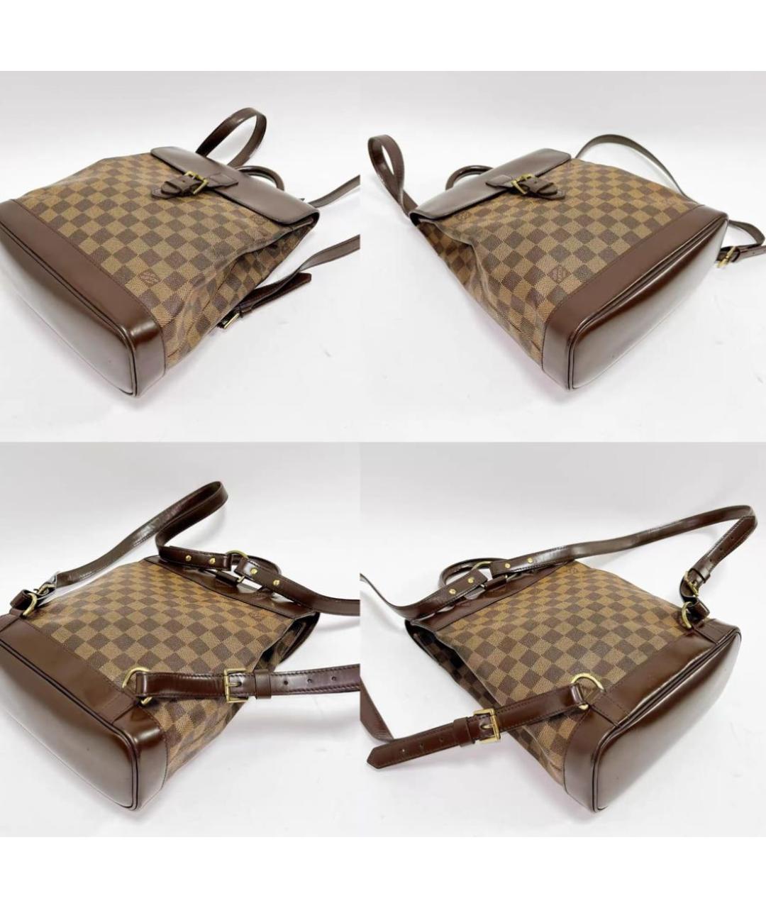 LOUIS VUITTON Коричневый рюкзак, фото 7