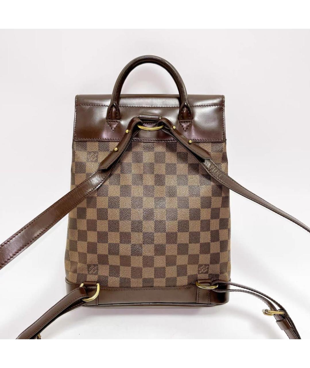 LOUIS VUITTON Коричневый рюкзак, фото 3