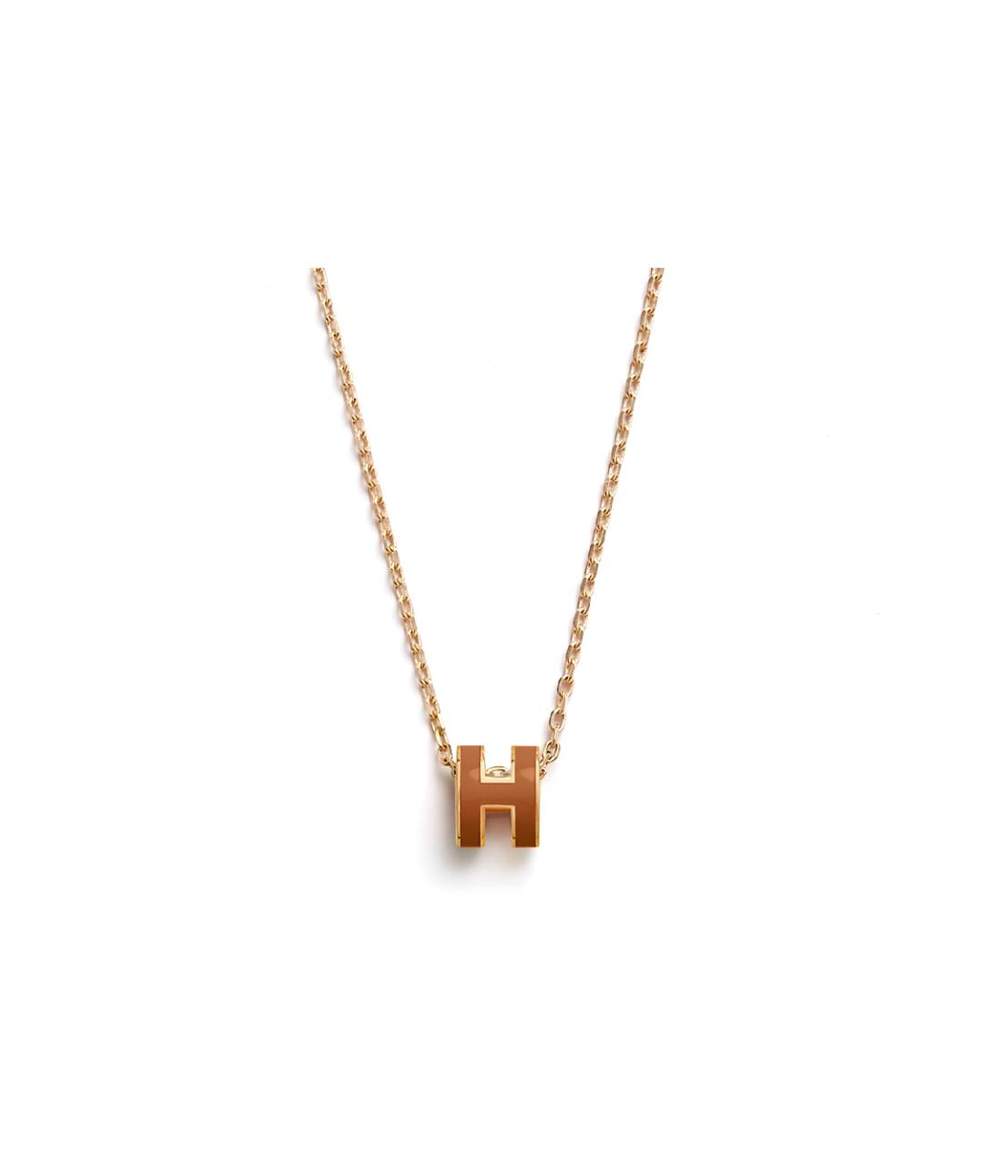 HERMES Золотая металлическая подвеска, фото 1