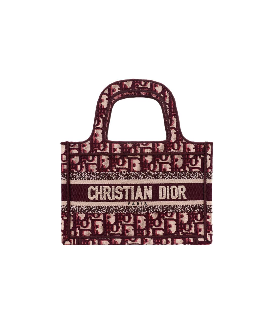 CHRISTIAN DIOR Бордовая сумка через плечо, фото 1