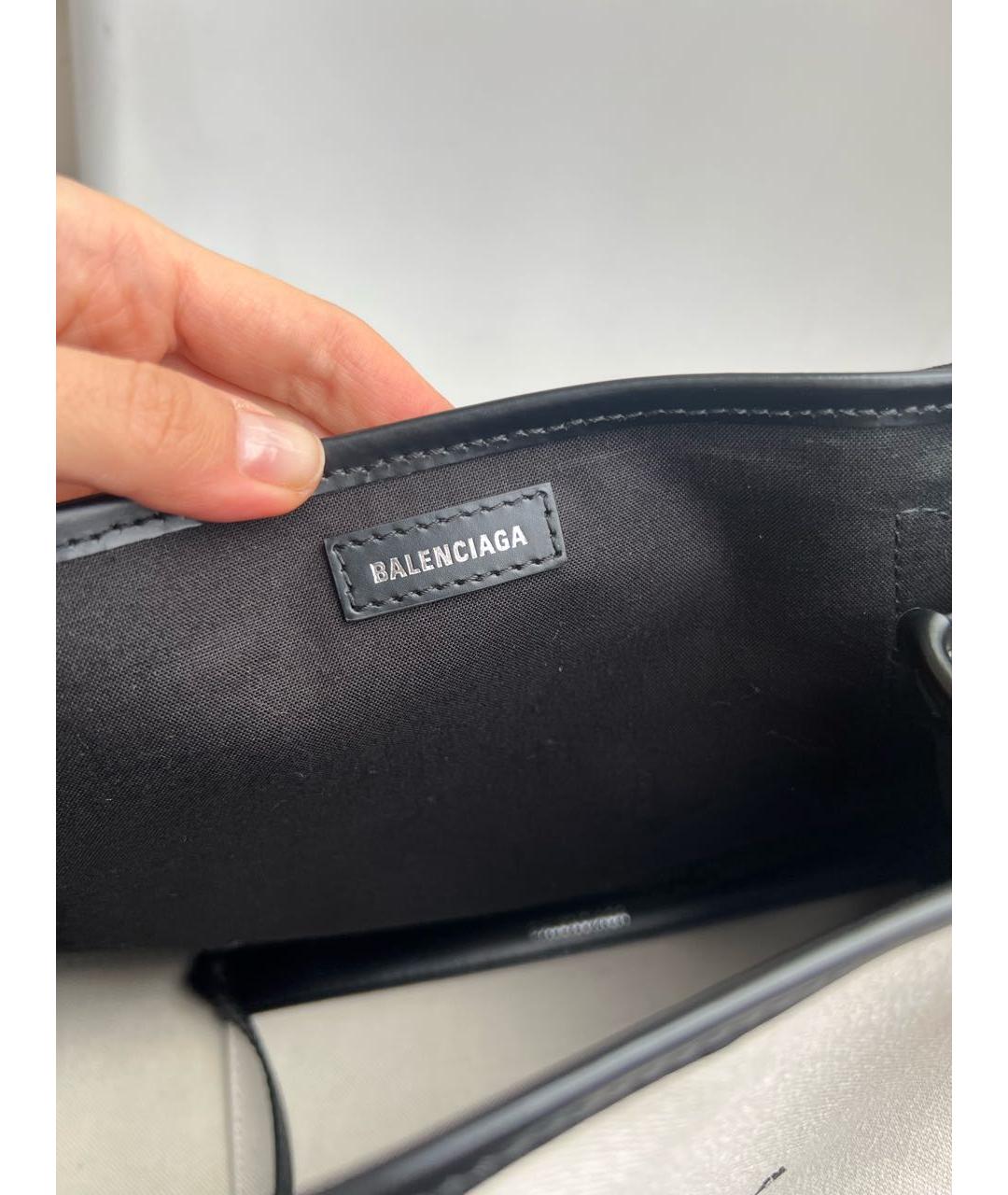 BALENCIAGA Бежевая тканевая сумка с короткими ручками, фото 5
