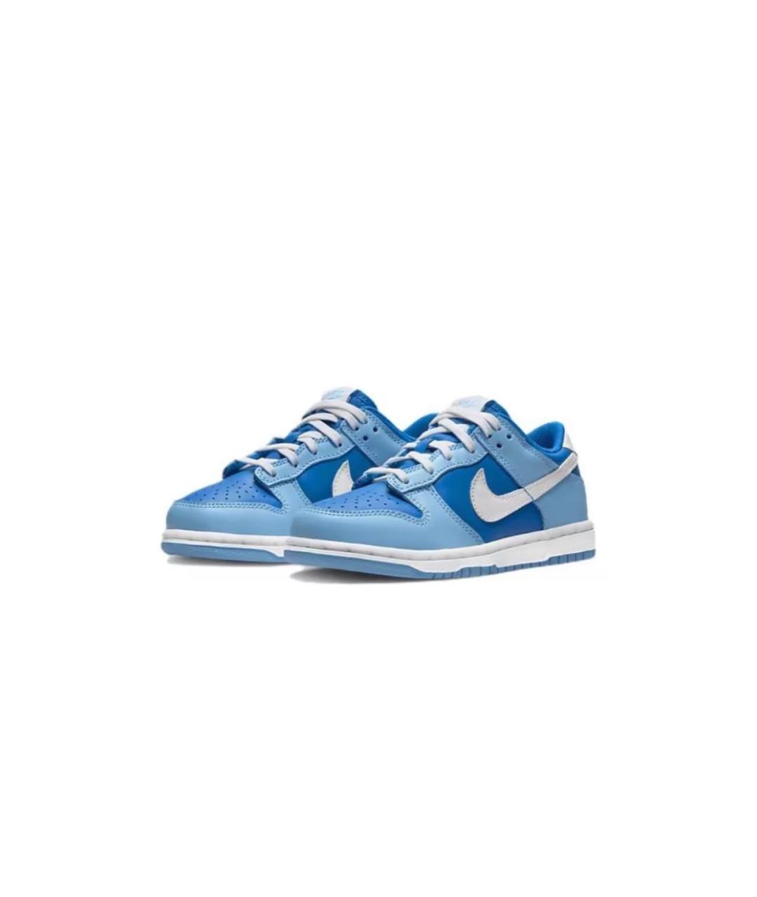 NIKE Голубые кожаные кеды, фото 2
