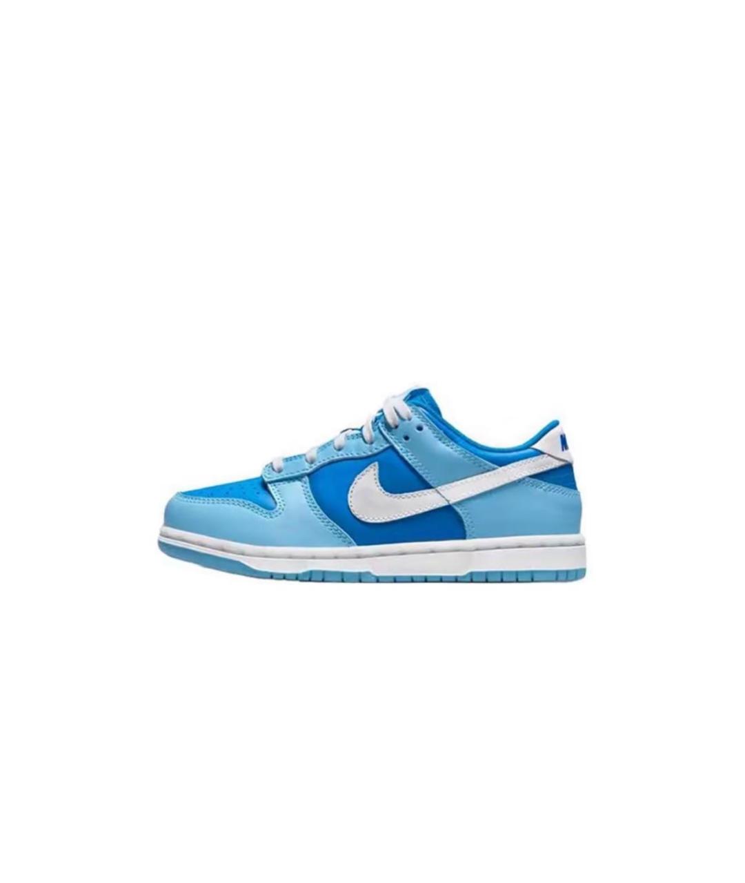 NIKE Голубые кожаные кеды, фото 5