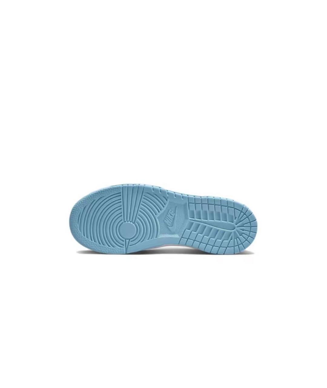 NIKE Голубые кожаные кеды, фото 4