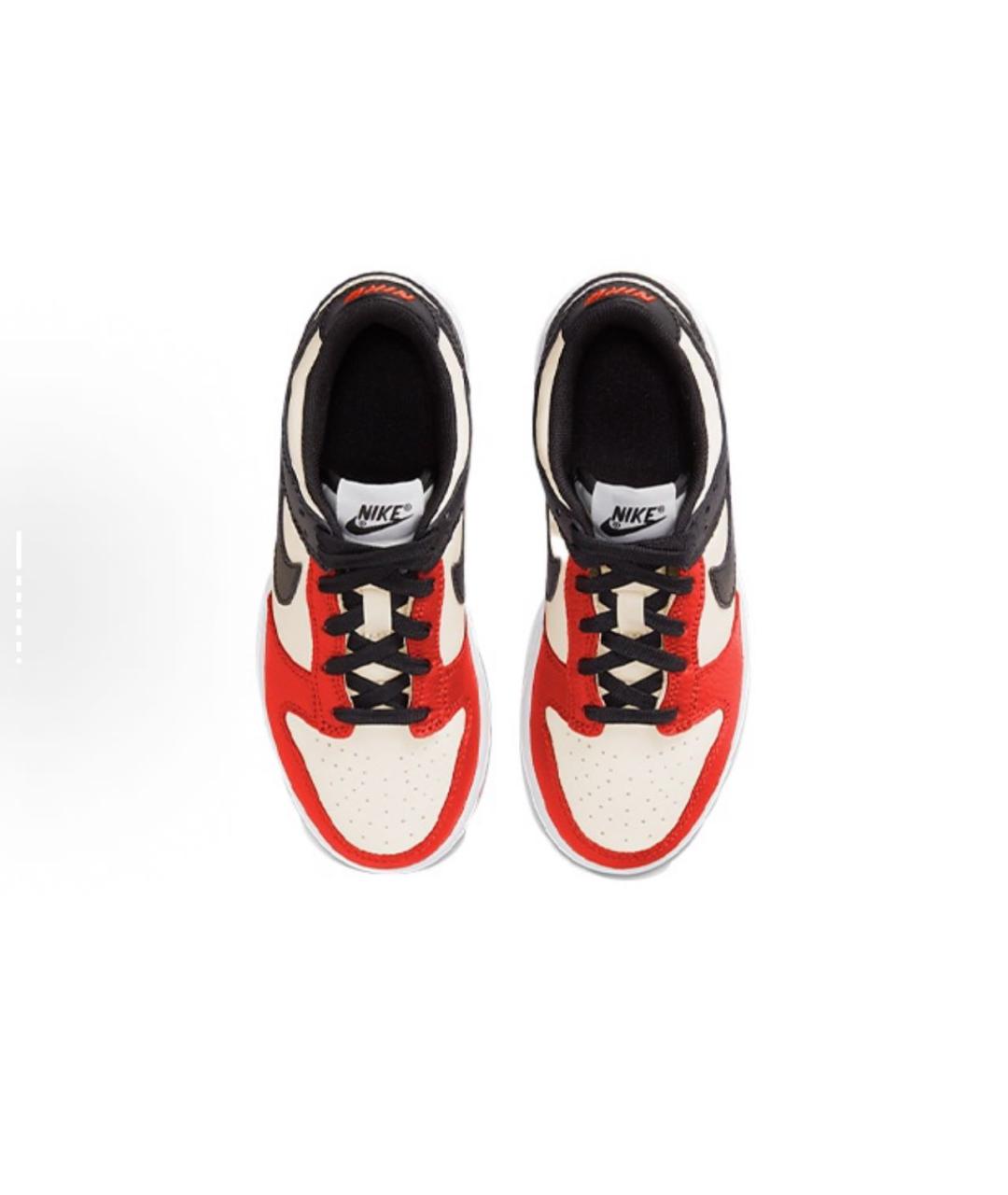 NIKE Красные кожаные кеды, фото 2