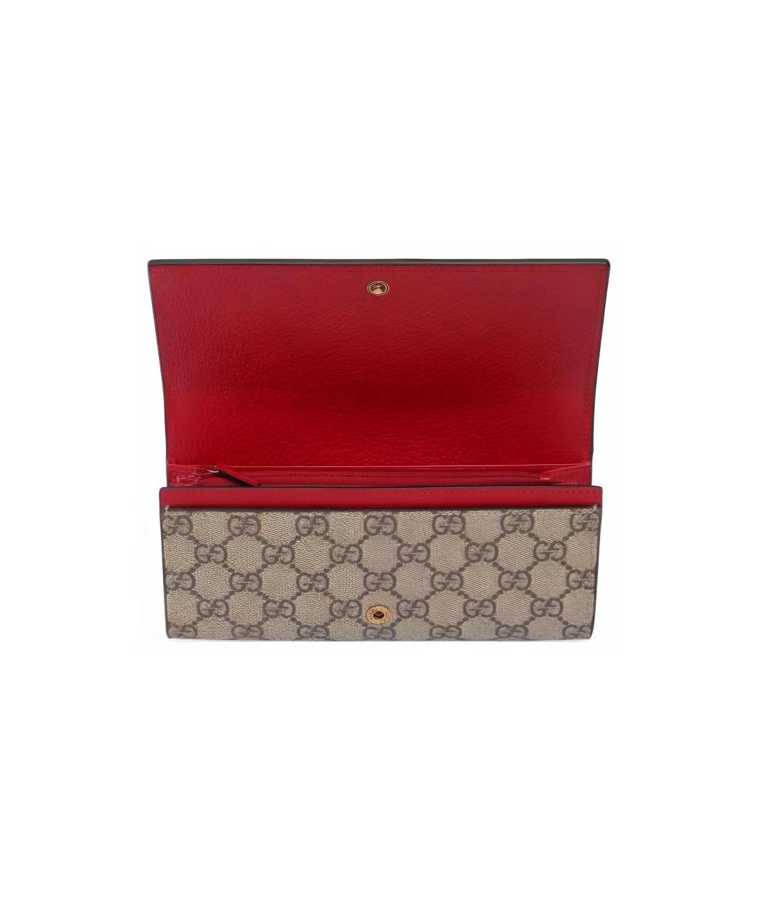 GUCCI Бежевый кошелек, фото 2