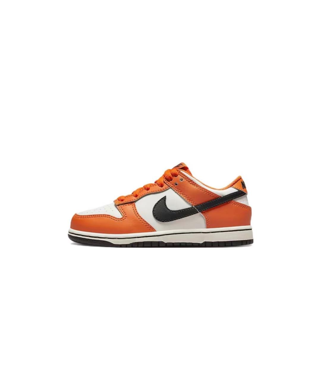 NIKE Оранжевое кожаные кеды, фото 5