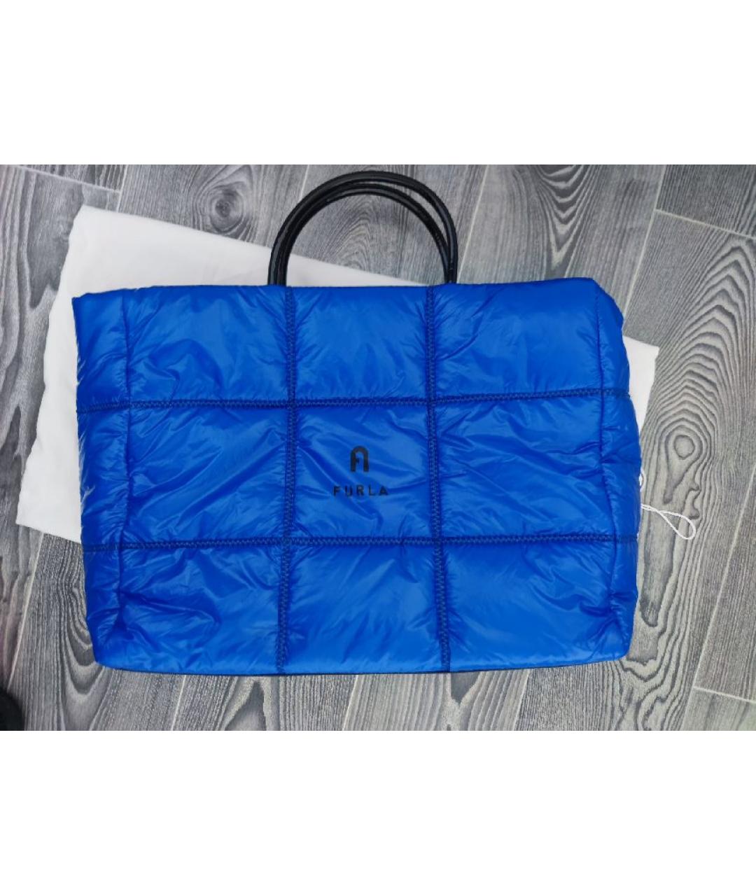 FURLA Синяя сумка тоут, фото 8
