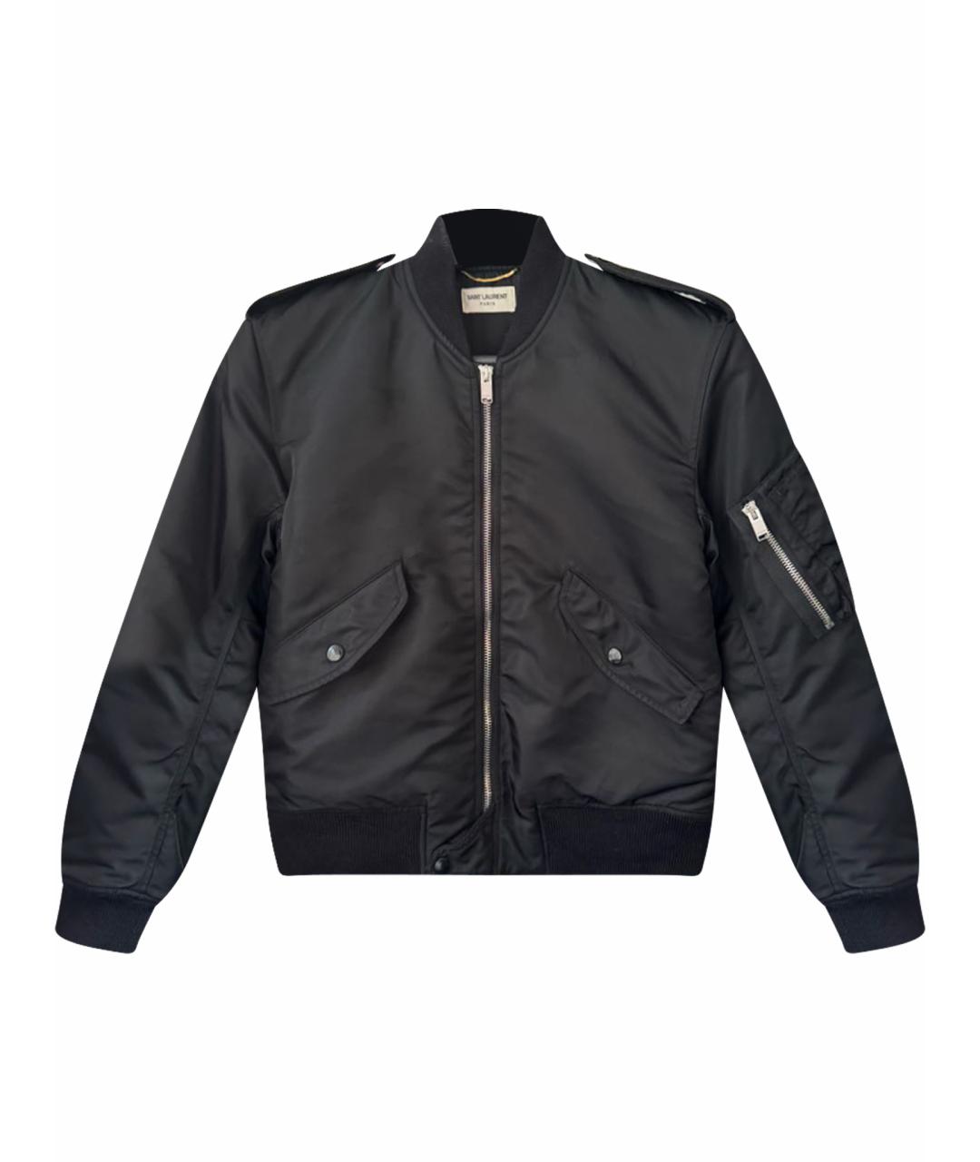 SAINT LAURENT Черная куртка, фото 1
