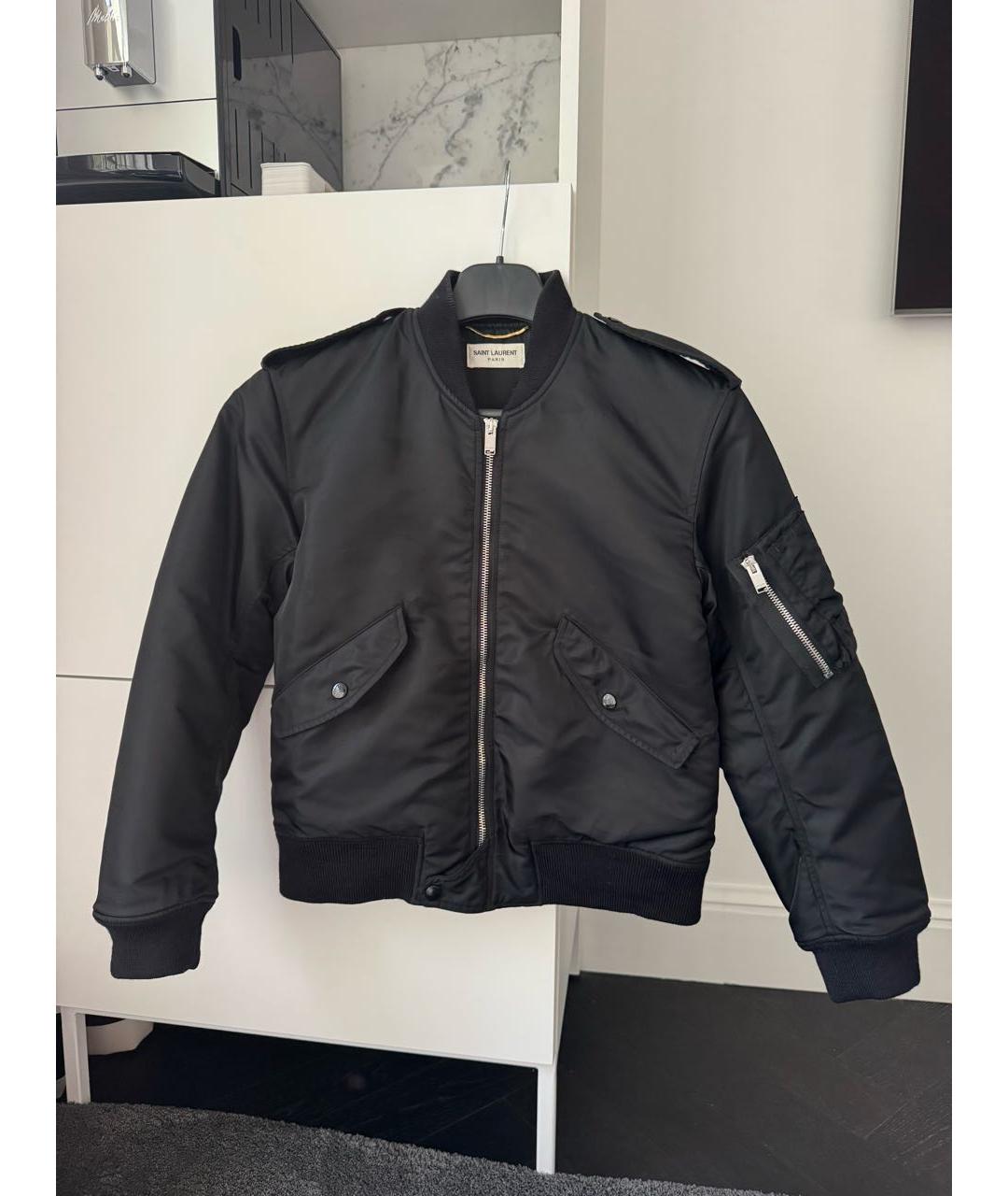 SAINT LAURENT Черная куртка, фото 5