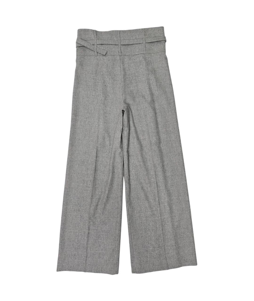 MAX MARA Серый шерстяной костюм с брюками, фото 7