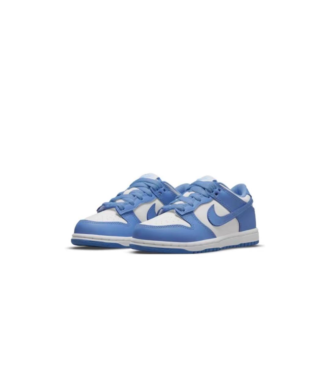 NIKE Голубые кожаные кеды, фото 2