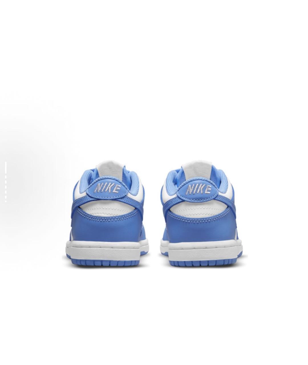 NIKE Голубые кожаные кеды, фото 4
