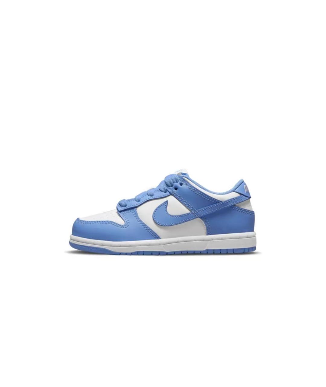 NIKE Голубые кожаные кеды, фото 5
