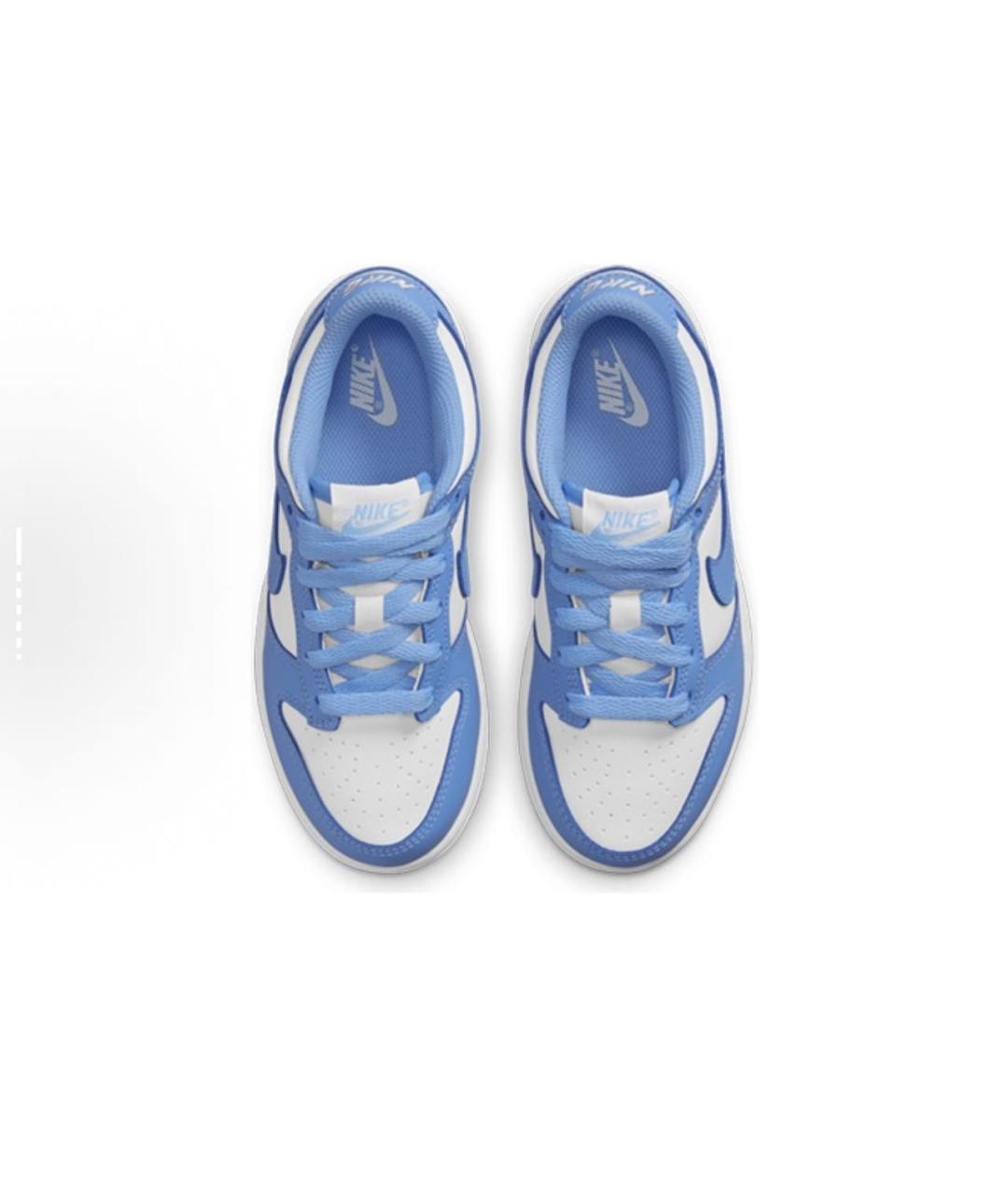 NIKE Голубые кожаные кеды, фото 3