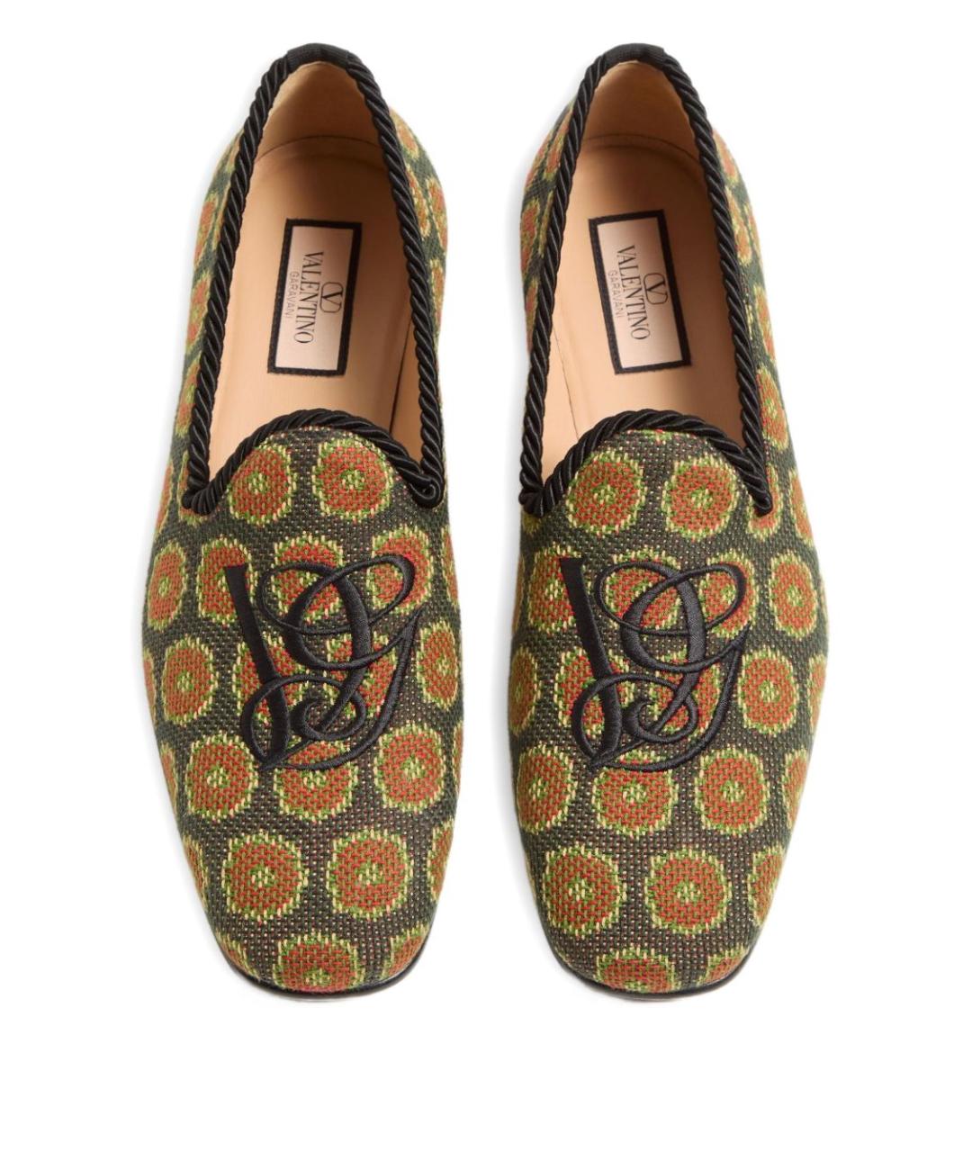 VALENTINO Мульти кожаные лоферы, фото 4