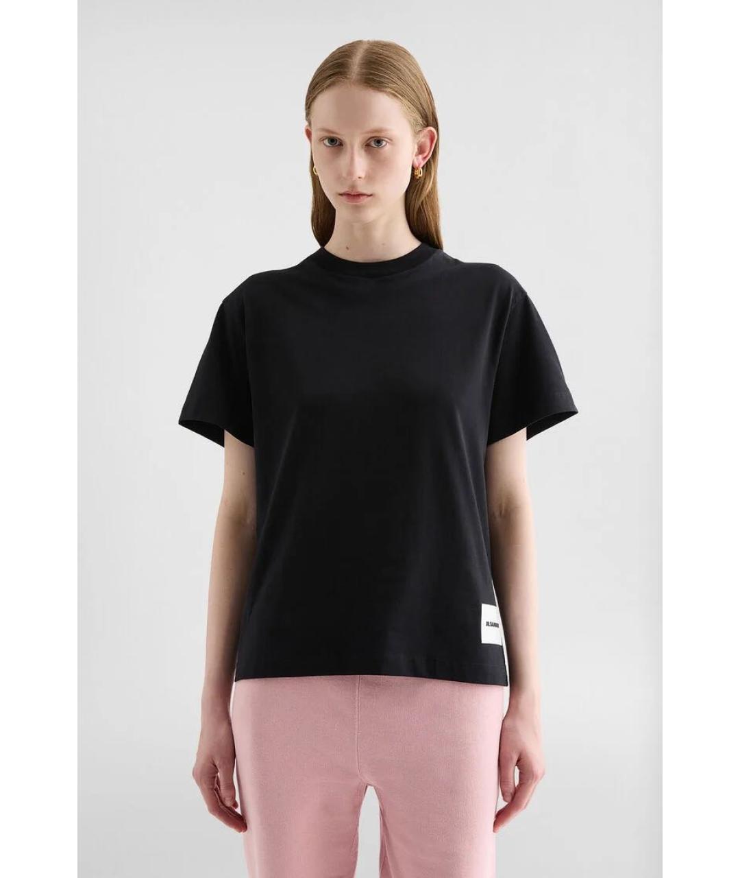 JIL SANDER Розовая хлопковая футболка, фото 8