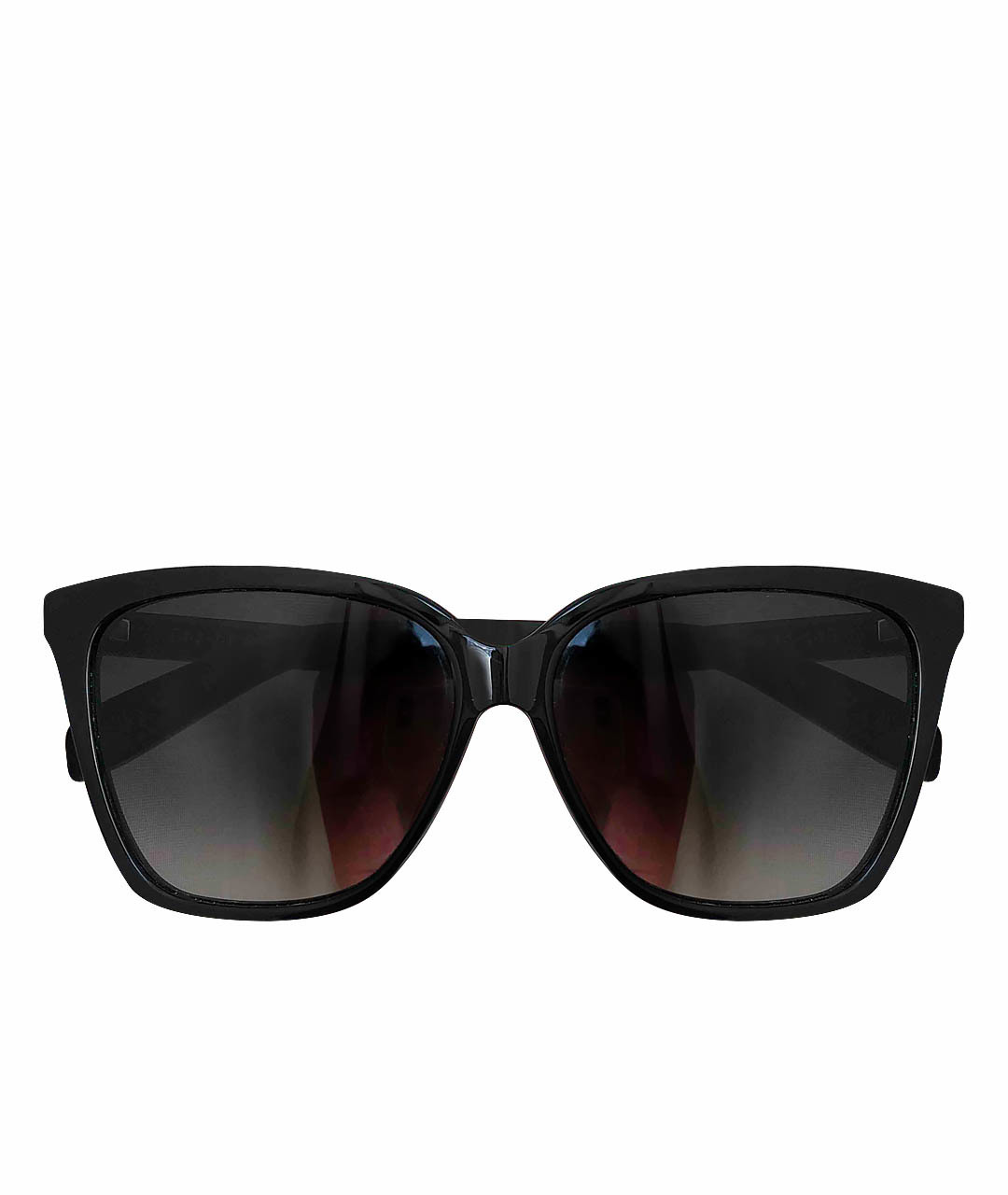 YVES SAINT LAURENT VINTAGE Черные пластиковые солнцезащитные очки, фото 1