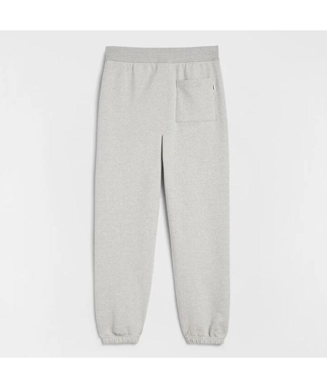 JIL SANDER Серые хлопковые спортивные брюки и шорты, фото 2