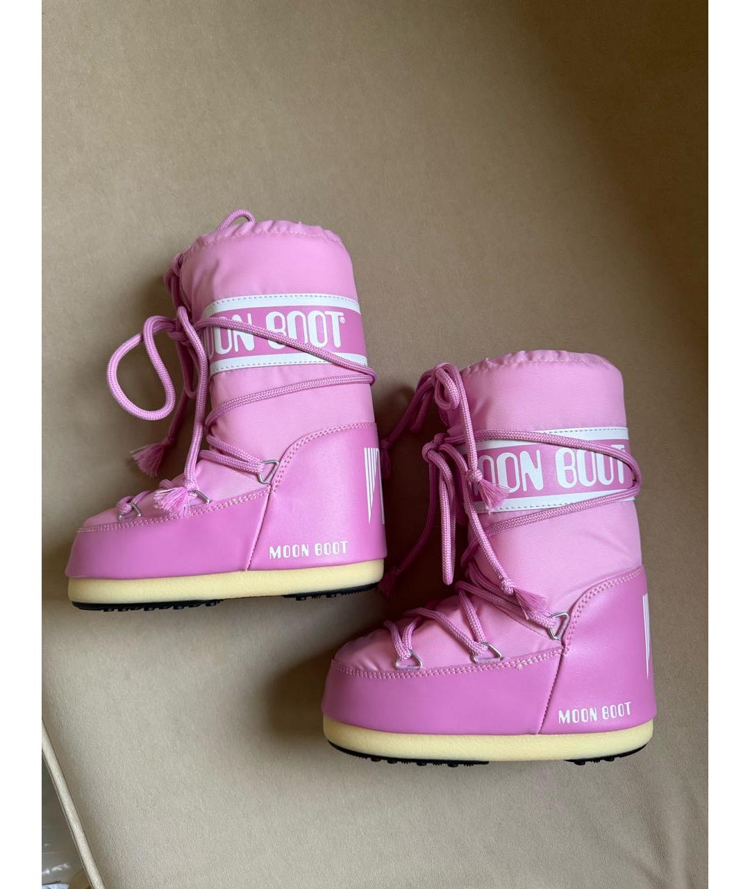 MOON BOOT Розовые туфли, фото 7