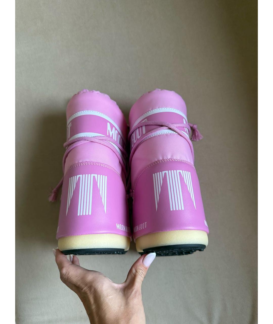 MOON BOOT Розовые туфли, фото 4