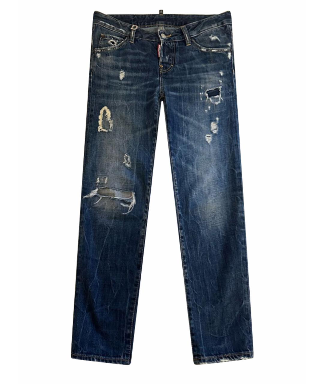 DSQUARED2 Синие прямые джинсы, фото 1