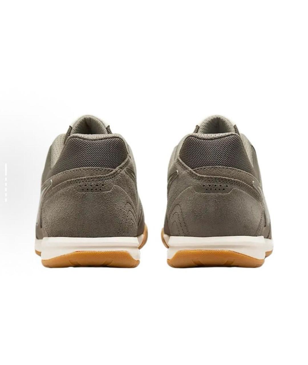 NIKE Серые замшевые кроссовки, фото 4