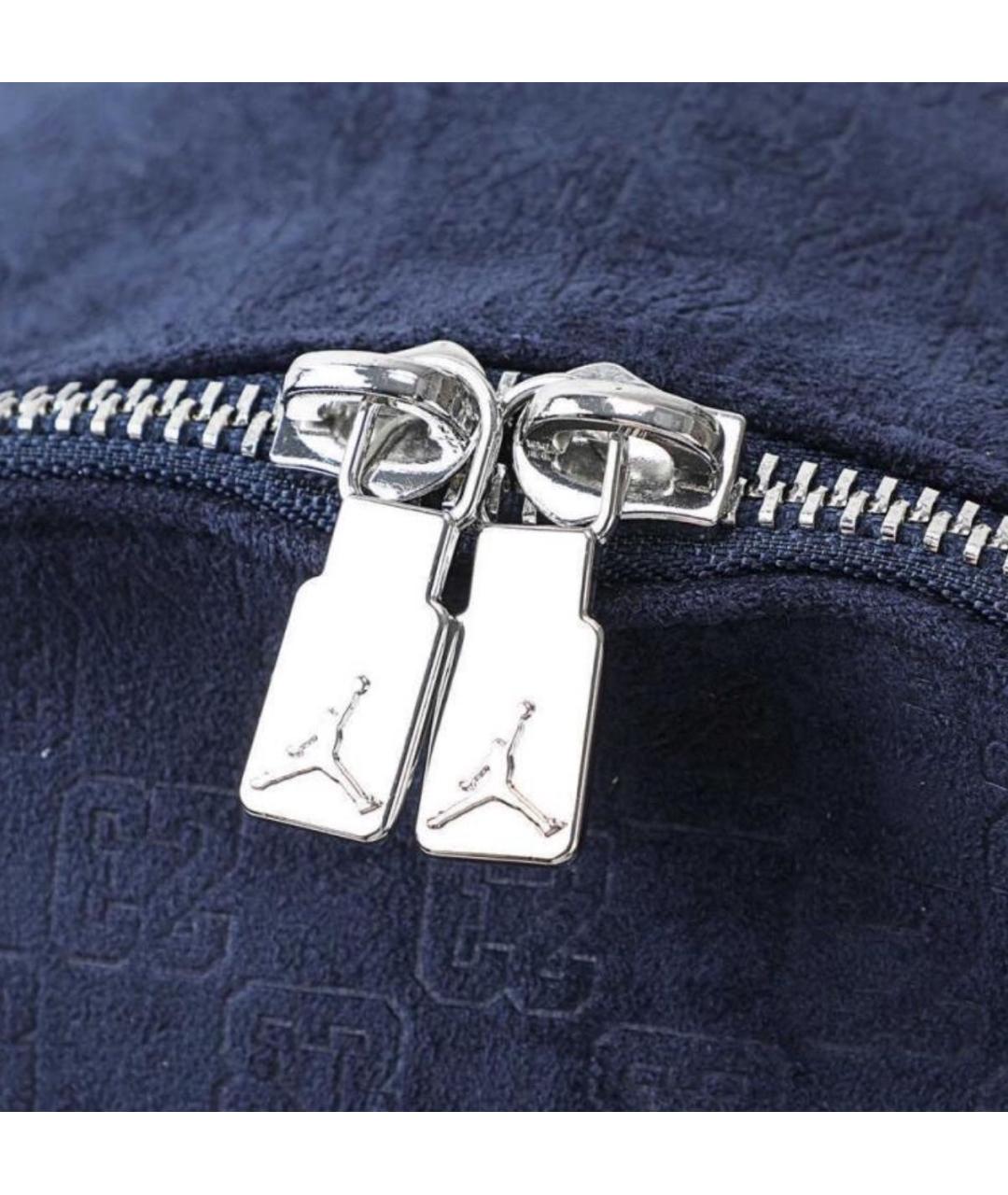 JORDAN Темно-синий бархатный рюкзак, фото 5