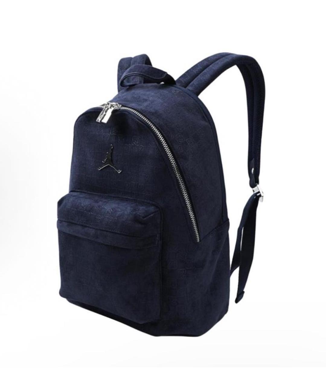 JORDAN Темно-синий бархатный рюкзак, фото 2