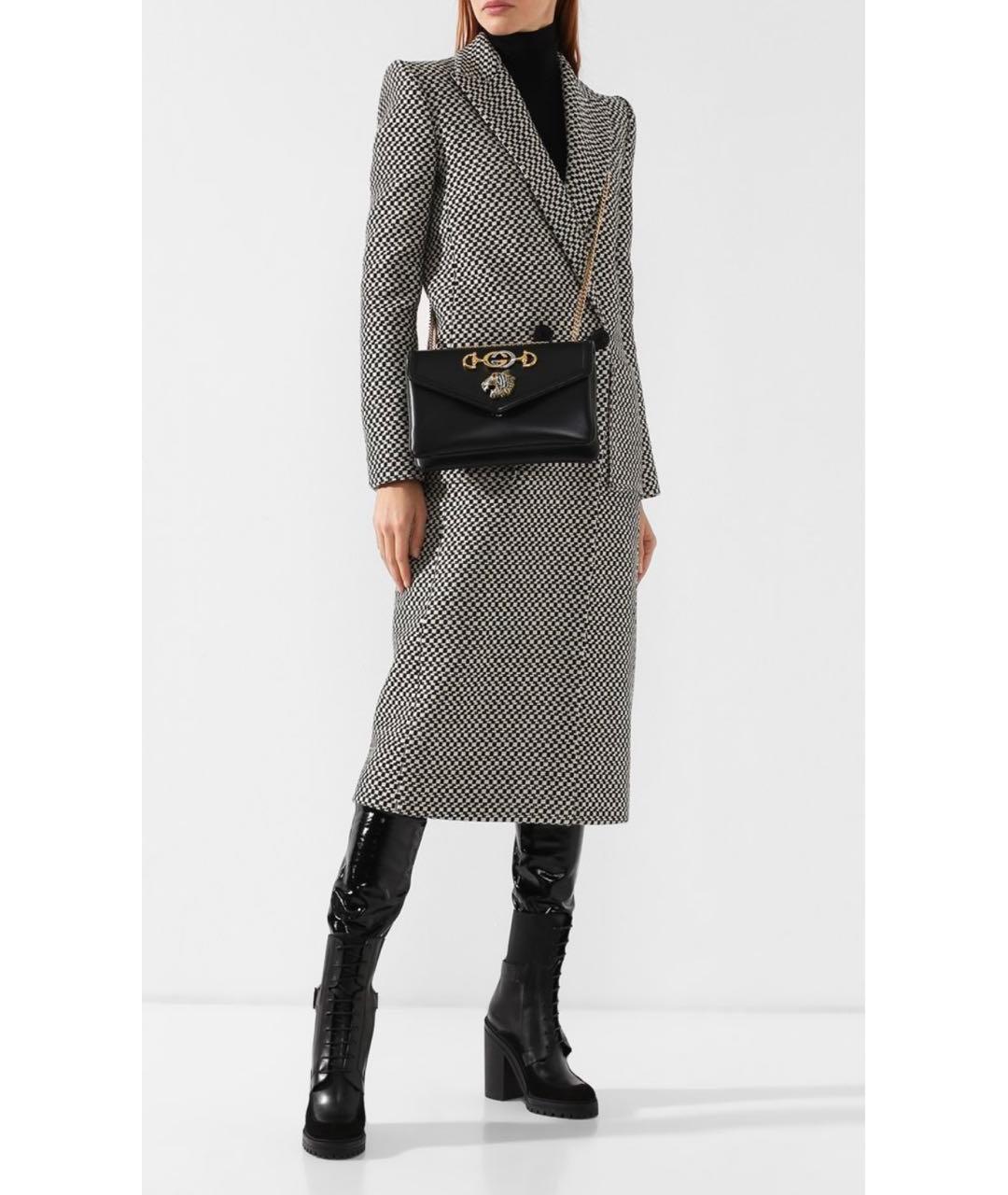 GUCCI Зеленая кожаная сумка через плечо, фото 8