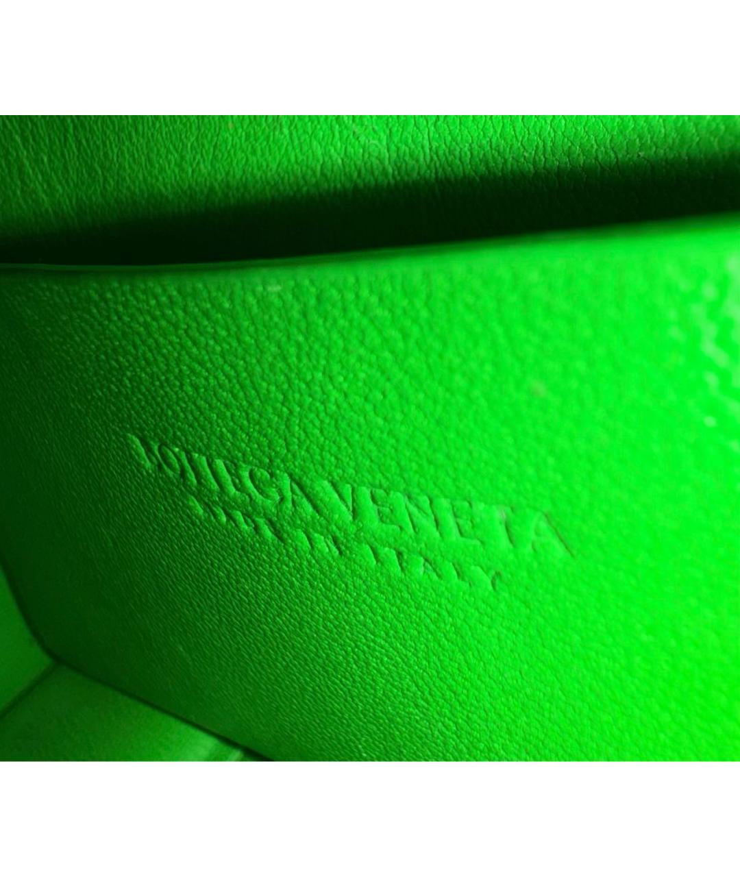 BOTTEGA VENETA Зеленая кожаная поясная сумка, фото 3