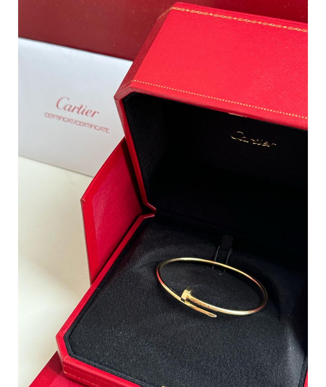 CARTIER Желтый браслет из желтого золота, фото 2