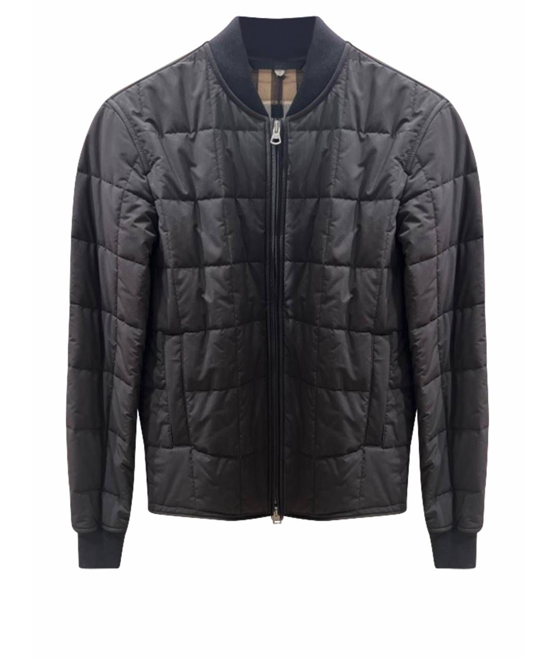 BURBERRY Черный пуховик, фото 1
