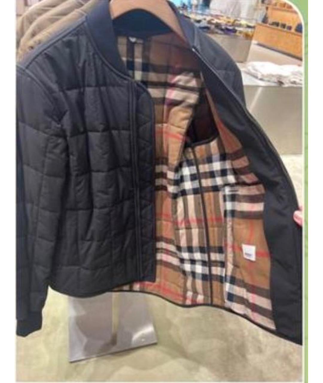 BURBERRY Черный пуховик, фото 3