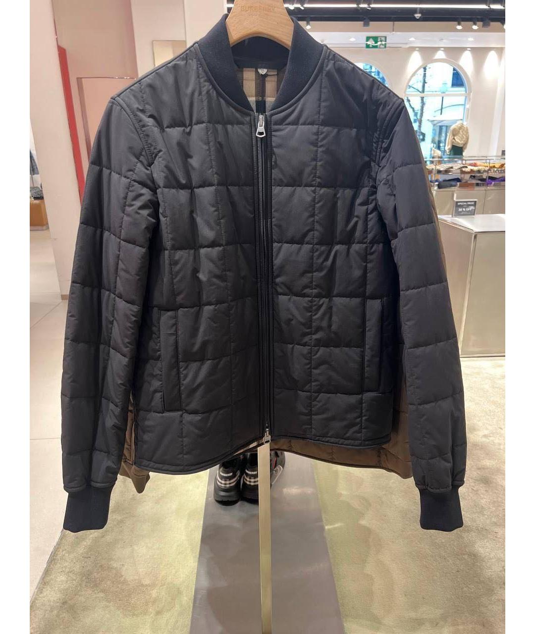 BURBERRY Черный пуховик, фото 4