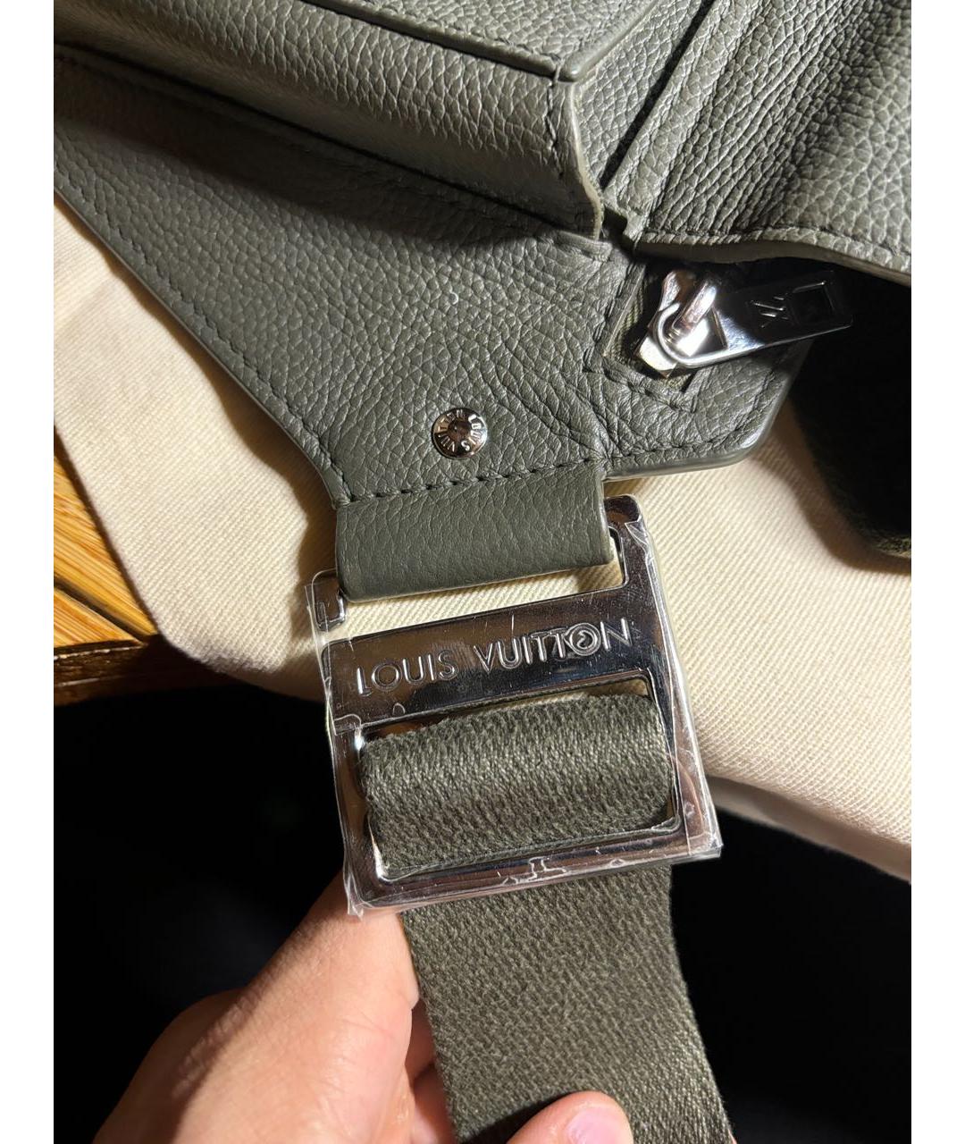 LOUIS VUITTON Хаки поясная сумка, фото 7