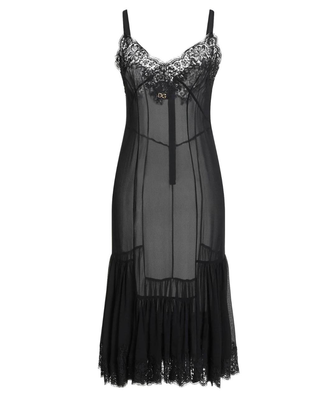 DOLCE&GABBANA Черное коктейльное платье, фото 1