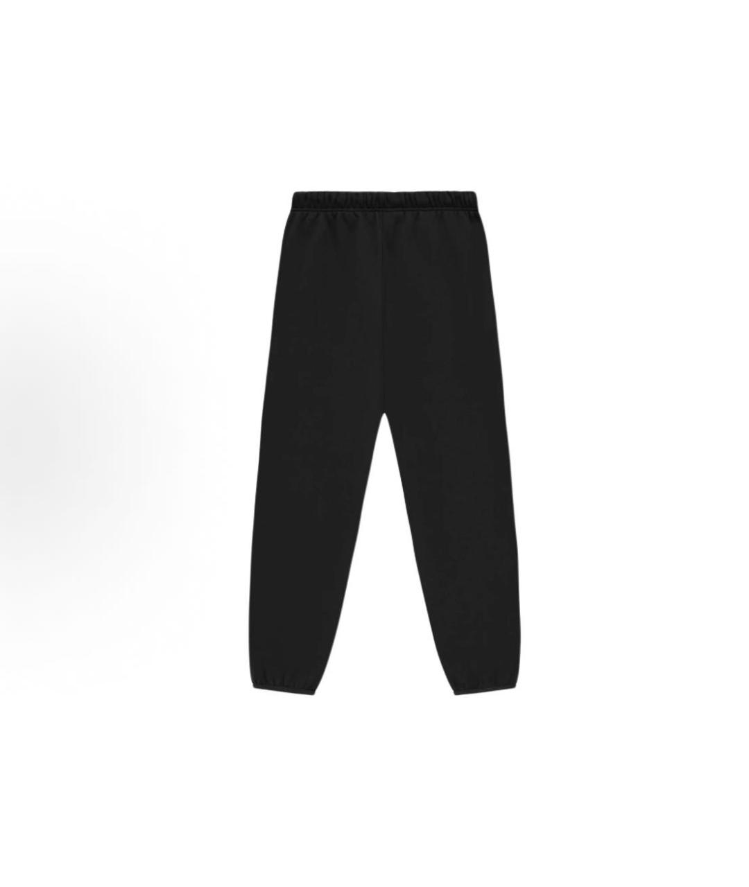 FEAR OF GOD ESSENTIALS Черные хлопковые повседневные брюки, фото 2